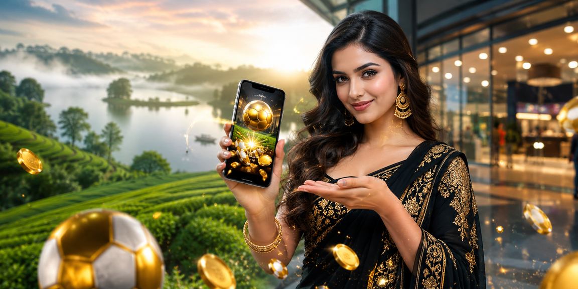 রাঙামাটির চা বাগানে স্পোর্টস বেটিং উপভোগ করছেন একজন বাংলাদেশি
